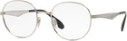 Ray-ban RX6343 2595 Eyeglasses Silver Metal Frame 47MM W/ Clear Demo Lenses New. Price: $40.00.
