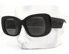 Burberry Sunglasses 4410 3001/87 Polished Black With Crystals Case New. Price: $175.00.