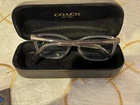 Coach HC6139U 5176 Eyeglasses Frames Womens Transparent Grey Rectangle 53-15-140 New. Price: $45.00.