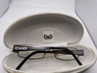 Dolce Gabbana Rectangle Frame Eyeglasses D&g 5031 04 50-17 140 Silver Used Pre-owned. Price: $27.27.