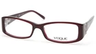 New Vogue 2595-B 1639 Burgundy Eyeglasses Frame 50-15-130MM B28MM. Price: $74.99.