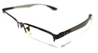 Ray Ban RB8412 2503 Black Carbon Fiber Rectangle Eyeglasses Frame 52-17 145 Pre-owned. Price: $42.49.