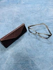 Gucci GG3699 Qif 140 Optyl Womens Eyeglasses Frame Gold Leaf Clear Amber Case Pre-owned. Price: $69.29.
