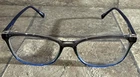 Zenni 2027616 Eyeglasses Frame Square Deep Sea Spring Hinge 54-16-140-39MM G13 Pre-owned. Price: $14.99.