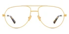 Bottega Veneta BV1302O Eyeglasses Unisex Gold 57MM New 100% Authentic. Price: $371.62.