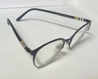 Burberry BE1318 1252 Round Phantos Glasses Plaid/check Temple +case +cloth Pre-owned. Price: $70.00.