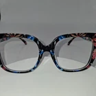Zenni Oversized Eyeglasses Frames Only Women 54-19-145 Pre-owned. Price: $19.87.