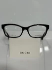 Nib Gucci GG0635O 004 Black Cateye Acetate Woman Eyeglasses 53MM New. Price: $300.00.