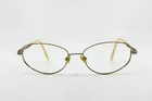 Laura Ashley Marielle Winter Glow Eyeglasses Frames Gold Womens 53-16-135 3580 Pre-owned. Price: $29.99.