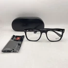 Ray Ban Unisex Square Full Rim Eyeglasses RB7228 Black New. Price: $85.96.