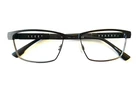 Flexon Eyeglasses Frames Latitude E1110 001 Black Silver Rectangle 55-18-145 New. Price: $35.00.