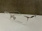 New Tiffany & Co TF1088-B 6001 53MM Silvertone/blue Half-rim Eyeglass Frames. Price: $189.99.