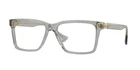 Versace VE3328 5496 Transparent Grey Demo Lens 56 Mm Men's Eyeglasses New. Price: $146.99.
