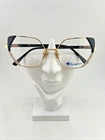 Champion Products Shanta Designer Eyeglasses Frames Black/gold C01 53-18-140 New. Price: $60.44.