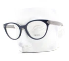 Prada Eyeglasses Vpr 01T TFM-1O1 Polished Navy Blue On Gray 51MM No Case New. Price: $115.00.
