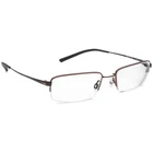 Nike Eyeglasses 4192 215 With Flexon Brown/black Half Rim Metal Frame 53 145 Pre-owned. Price: $149.99.