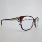 Versace Mod 3168-B Purple Tortoise Medusa Crystal Eyeglass Frame 52-17-135 Italy Pre-owned. Price: $134.99.