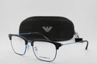 New Emporio Armani 3198 5001 Black Blue Authentic Frames Eyeglasses 55-18. Price: $139.40.