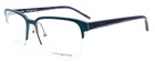 Jhane Barnes Area St Men's Eyeglasses Frames Half-rim 54-17-140 Teal Aluminum New. Price: $46.67.