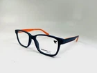 Marchon Junior M-6500 412 Dark Navy & Orange Eyeglasses 49/16/135 New. Price: $29.95.