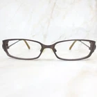 Bebe Eyeglasses Frame BB5025 Women's Topaz Brown Full Rim Rectangular 50-15-130 Pre-owned. Price: $28.79.