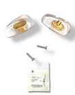 Authentic Versace Nose Pads For Sunglasses Eyeglasses Frames Clear Gold W/ Scews New. Price: $37.99.