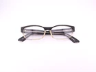 Jean Lafont Eyeglasses, Frames Only, Ray 900 Black/crystal, 53-15-145, France Pre-owned. Price: $64.99.