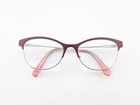 Coach Eyeglasses, Frames Only, Hc 5111 9348, 53-17-140, Metal, Shiny Silver/red Pre-owned. Price: $39.99.