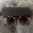 Prada Italy Vpr 52X 49 19 ZVN-1O1 140 Gold Eyeglasses With Original Case Pre-owned. Price: $64.95.