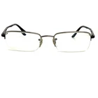 Ray-ban RB6163 2502 Eyeglasses Frames Half Rim Black Metal 52-19-140 H18505 Pre-owned. Price: $36.24.