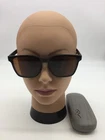Gucci Unisex Matte Dark Brown Frame Trendy Sunglasses 61-16-145 Lenses Pre-owned. Price: $74.99.