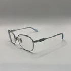 Coach Eyeglasses Hc 5119 9353 Silver Blue Metal Full Rim Frames Only 53-17-140 Pre-owned. Price: $29.98.