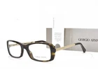 Giorgio Armani Eyeglasses Tortoise Rectangular Frame 51-17-135 7011 5026 New. Price: $89.99.