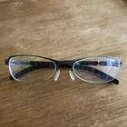 Ic! Berlin Eyeglasses Frames Oval Grey Brown Havanna Bourges Chocolate 53-19 Pre-owned. Price: $79.99.