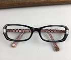 Authentic Coach Hc 6005A Marjorie 5034 Black 53-17-135 Eyeglasses Frames Only Pre-owned. Price: $21.00.