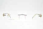 Stepper SI-91310 Titanium Bronze Brown Transparent Rimless Eyeglasses New. Price: $101.86.