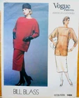 Vintage Vogue Pattern 1484 American Designer Bill Blass Sz 12 Top Skirt Uncut Ff New. Price: $8.99.