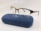 New Chic Matte Brown Sadie Eyeglasses 56MM With Case For The Stylish Large Woman. Price: $59.95.