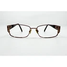 Safilo Emozioni 4342 Eyeglasses Womens Brown Rectangular Italy 52-17-135 Pre-owned. Price: $31.99.