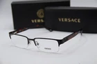 Versace Mod. 1184 1269 Brown Havana Gunmetal Authentic Frames Eyeglasses 53-18 New. Price: $109.65.