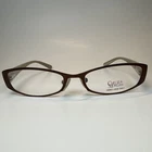 Chelsea Morgan CM823 Brown Eyeglasses Frame Only Women Full Rim 51-16-130 Pre-owned. Price: $27.98.