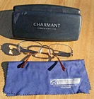 Charmant CH10842 Do Gold Titanium Half Rim Eyeglasses Frames Japan 50/18/135MM Pre-owned. Price: $15.00.