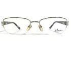 Elan 9404 Silver Eyeglasses Frames Purple Rectangular Half Rim 53-18-135 New. Price: $39.97.