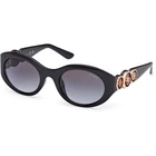 Guess Women's Sunglasses Shiny Black Plastic Oval Full Rim Frame GU00198 5301B New. Price: $37.24.
