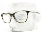 Tiffany Eyeglasses Tf 2116B Blue Brown Ocean Havana 53MM With Case New. Price: $185.00.