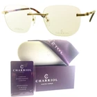 New!! Philippe Charriol PC71044 C01 Shiny Gold Square Optical Frame Eyeglasses. Price: $152.99.
