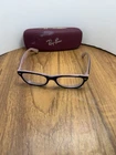 Ray-ban Junior Eyeglasses Frames RB1528 3580 46-16-125 Havana/ Pink With Case Pre-owned. Price: $22.69.