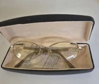 Vtg Joan Collins 9776 Gold Eyeglass Frames With Case Pre-owned. Price: $21.25.