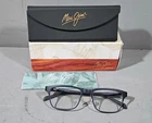 Maui Jim Eyeglasses Matte Blue Frames Mjo 2601-08M Size 51-18-147 W/ Case Japan New. Price: $79.99.