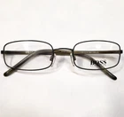 Hugo Boss Glasses Frames Rectangle Wire Gunmetal Gray Brown HB11019 Gn 135 Pre-owned. Price: $39.95.